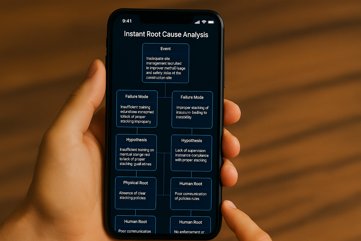 instant root cause analysis iphone